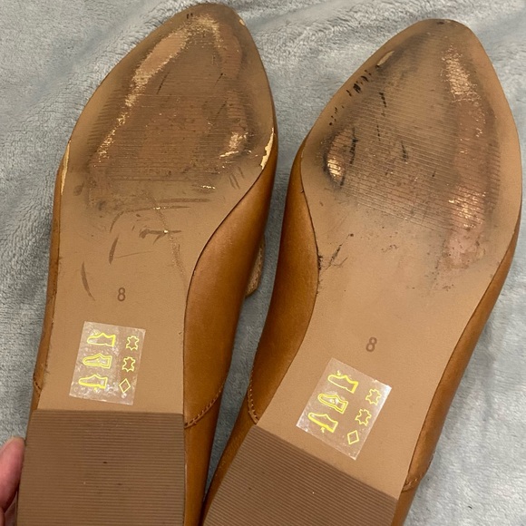 Madewell The Frances Skimmer in Leather English saddle brown - Picture 6 of 12